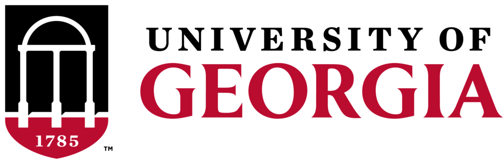 A logo of the University of Georgia for our ranking of the largest online nonprofit colleges