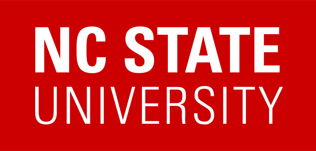 A logo of North Carolina State University at Raleigh for our ranking of the largest online nonprofit colleges