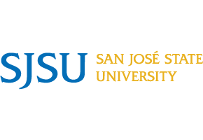 A logo of San Jose State University for our ranking of the largest online nonprofit colleges